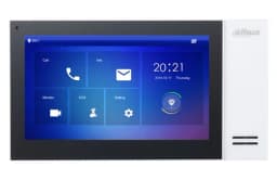 Монитор видеодомофона IP 7 дюймовый, белый 1024x600 разрешение Dahua DH-VTH2421FW-P