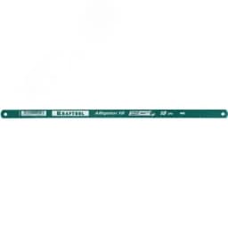 Биметаллическое гибкое полотно по металлу 18 TPI, быстрый рез, 300 мм, волнообразная разводка, 1 шт, Alligator-18 ЗУБР