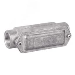 Коробка протяжная алюминиевая 2 ввода 180град. М50х1.5 IP55 171х62х71мм