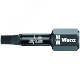 Бита ударная под внутренний квадрат 868/1 IMP DC Impaktor Robertson алмазное покрытие хвостовик 1/4 C 6.3 # 3X25 мм