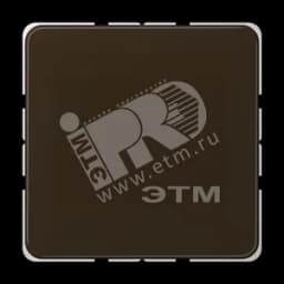 Крышка без отверстий с несущим каркасом для произвольных вырезов  коричневая