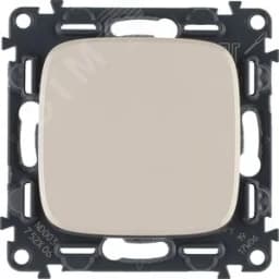 Valena ALLURE Переключатель 10АХ 250В с лицевой панелью Безвинтовые зажимы Слоновая кость