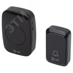 Звонок дверной C88 беспроводной, черный, 36 мелодий ЭРА