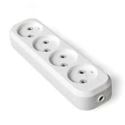 Колодка удлинителя 4 поста без заземления