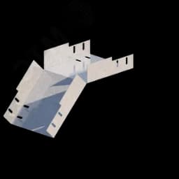 Лоток монтажный угловой 45 вниз ЛУ45Н.200.80.362.1,2.2