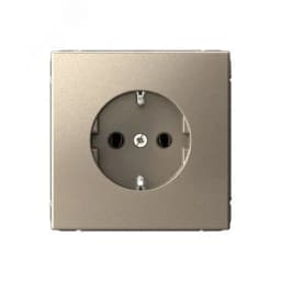 ARTGALLERY РОЗЕТКА с заземлением, 16А, механизм, быстрозажимные клеммы, шампань Systeme Electric