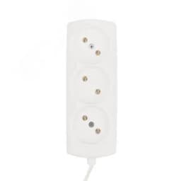 Удлинитель PROconnect STANDARD 3 гнезда, 5 м, 2х0.75 мм, б/з, белый