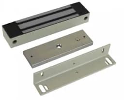 Замок электромагнитный с уголком ML-295K 295 кг (серый)