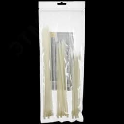 Набор хомутов 3,6х200, 3,6х250, 3,6х300 бел. (75шт/упак) IEK