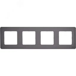 Рамка 4 поста INSPIRIA дымчатая LEGRAND