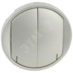 Celiane Панель лицевая выключателя 2м ZB титан Legrand