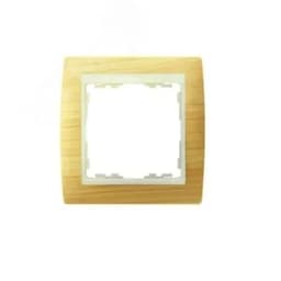 Рамка на 4 поста, S82, сосна - сл.кость
