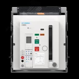 Воздушный выключатель серии HGN, арт. HGN40B3CM2C2S254QBAEL (4000А, 3P, 100кА, выкатной c вертикальным расположением шин, реле GPR-LP, с моторным приводом AC/DC 220В (катушка вкл. AC/DC 220В, катушка откл. AC/DC 220В))