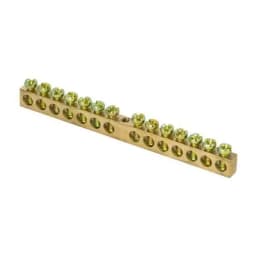 Шина PEN «ноль-земля» 6х9 14 отвер. латунь крепеж по центру PROxima EKF sn0-63-14