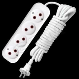 Удлинитель бытовой 4х5м без заземления 6А У6-766М 766м-05 Универсал