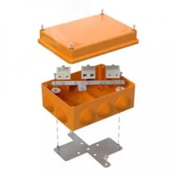 Коробка огнестойкая для кабель-канала 40-0450-FR2.5-4-П Е15-Е120 с термопредохранителем 75х75х30