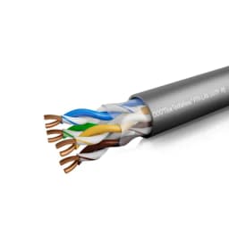 ПожТехКабель PTK-LAN U/UTP Cat 5e 4PR 24AWG (305м) (КПП-ВП 4x2x24AWG) Уличная прокладка
