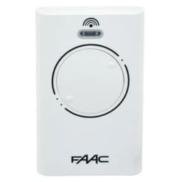 Брелок-передатчик XT2 868 SLH LR 868 МГц 2-канальный SLH код, функция MASTER-SLAVE, белого цвета 787009 FAAC