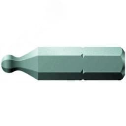 Бита под внутренний шестигранник 842/1 Z Hex с шаром вязкая твердость хвостовик 1/4 C 6.3 2.5X25 мм WERA