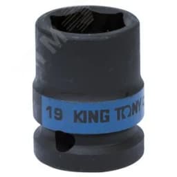 Головка торцевая ударная шестигранная 1/2", 19 мм King Tony