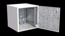 Шкаф климатический настенный 19’’ серии ТШ: ТШ-НС, 12U, 600х600 (ШхГ), обогрев