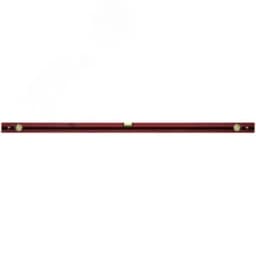 Уровень "Оптима", 3 глазка, красный корпус, фрезерованная рабочая грань, шкала 1200 мм