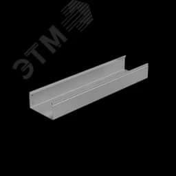 Лоток неперф. 100х200х1,5 L3000 мм Стандарт ПЛЮС INOX304 КМ-профиль