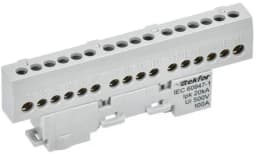 Шина L "фаза" изол. на универс. держ. 6х9-16-Ср TEKFOR IEK TF-NN10-16-KL-K03