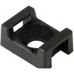 Площадка для крепления стяжки 22.2х16 мм ЧЕРНАЯ REXANT 07-2103