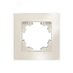 Афина рамка стеклянная одноместная, слоновая кость (ivory) (еврослот)