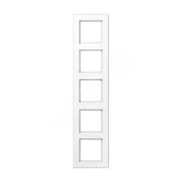 Рамка 5-я для горизонтальной/вертикальной установки Серия- ACreation Материал- термопласт. Цвет- белый