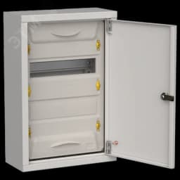 TITAN 5 Корпус металлический ЩРн-24 (1х24) 460х310х140мм IP31 серый (одна дверь) IEK