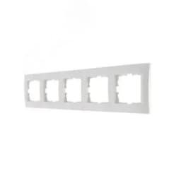 KARINA Рамка 5-ая горизонтальная б/вст жемчужно-белый перламутр (10шт/120шт) Lezard