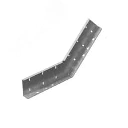 Вертикальный соединитель внутренний 45 град. для лестничного лотка ЛКР высотой 200 мм, толщ. 2,5 мм, Сендзимир цинк