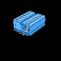 Клемма TC 1-1 пружинная, сечение 35 мм. кв., синяя SUPU