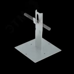 Приклееваемый держатель зажимной для прутка D 5-8 мм H90 мм TD