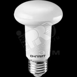 Лампа светодиодная LED зеркальная 8вт E27 R63 теплый