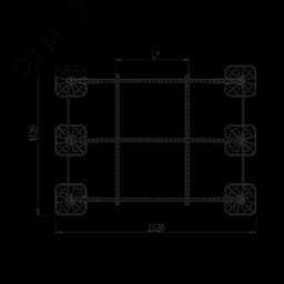 Опорная конструкция для установки оборудования TECHNORAPTOR FOOT 2000х1500 тип 1 HD