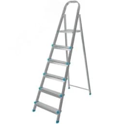 Лестница-стремянка стальная, 6 ступеней, вес 6.4 кг FIT