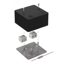 Коробка огнестойкая для о/п 40-0320-FR6.0-4-12-Р Е15-Е60 RAL7035 200х150х75 (5 шт/кор)
