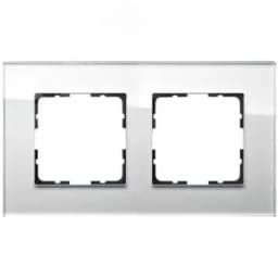 Рамка 2-постовая, стекло White Glass
