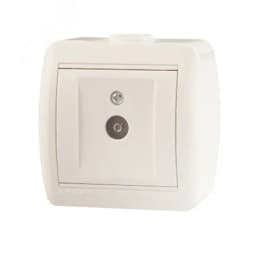 Ната Розетка ТВ оконечная белый