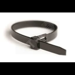 Хомут P6.6 многоразовый, черный 7,6x250 (100 шт./упак)