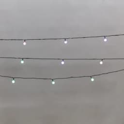 Гирлянда светодиодная Шарики 5м 20LED IP20 зеленый провод свечение мульти RGRB мигание 230В NEONNIGHT 304023