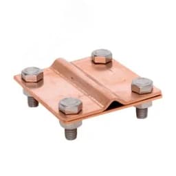 Зажим универсальный полоса 40 - прут 10 (пластина 70х70мм) Cu PROxima