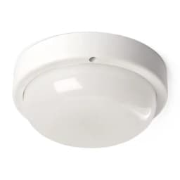 Светильник светодиодный пылевлагозащищённый с оптико акустическим датчиком Feron AL3008 в пластиковом корпусе 12W 4000K 220V IP65 белый 41146