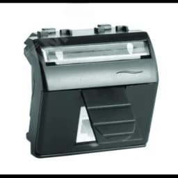 Розетка USB 2.0 со шторкой Brava черная 2 модуля