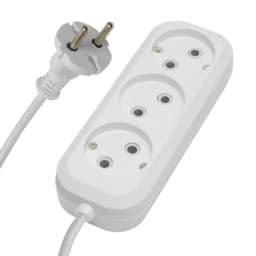 Удлинитель электрический Stekker HM013007 7м 3 гнезда бз 2x075 белый серия Home 39212