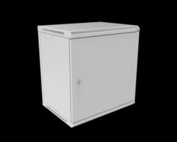 Шкаф телекоммуникационный настенный разборный МИКсистем 19" Basis 12U 600*450 дверь металл