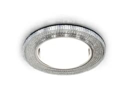 Встраиваемый точечный светильник GX53 с LED подсветкой Ambrella Light G290 CH